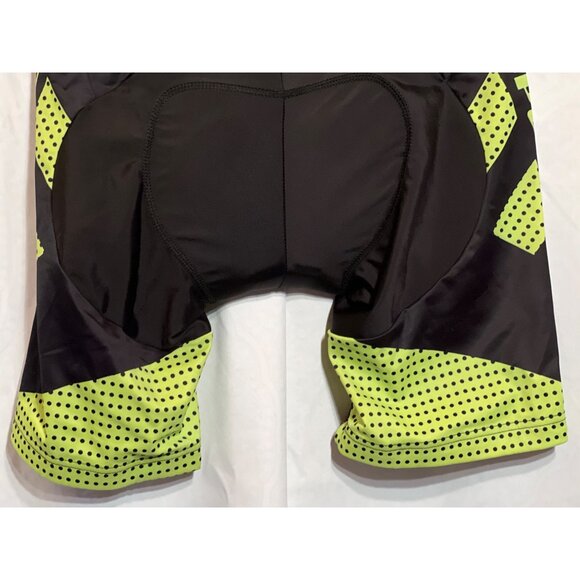 Sponeed Mens Cycling Shorts XL Padded MTB & Road Bike Short Pants Black & Green - Picture 6 of 9